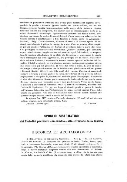 Rivista di storia antica periodico trimestrale di antichità classica