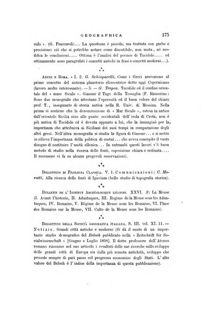 Rivista di storia antica e scienze affini