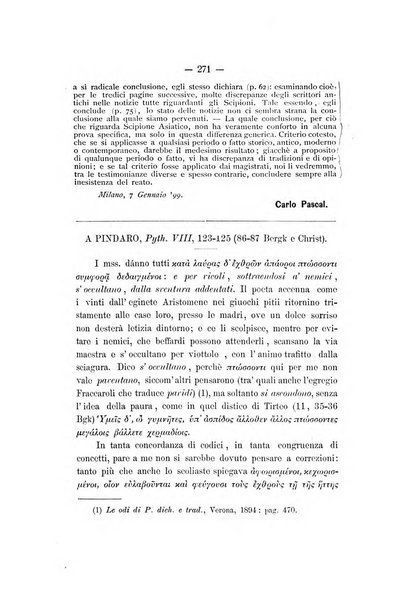 Rivista di storia antica e scienze affini