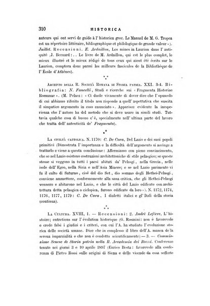 Rivista di storia antica e scienze affini