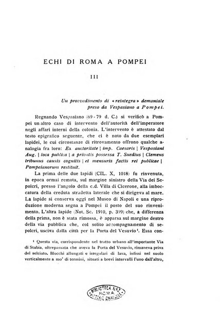 Rivista di studi pompeiani