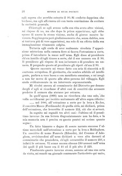 Rivista di studi psichici periodico mensile dedicato alle ricerche sperimentali e critiche sui fenomeni di telepatia, chiaroveggenza, premonizione, medianita, ecc