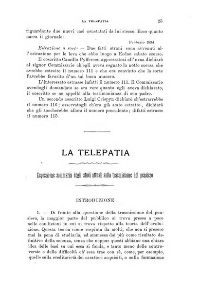 Rivista di studi psichici periodico mensile dedicato alle ricerche sperimentali e critiche sui fenomeni di telepatia, chiaroveggenza, premonizione, medianita, ecc