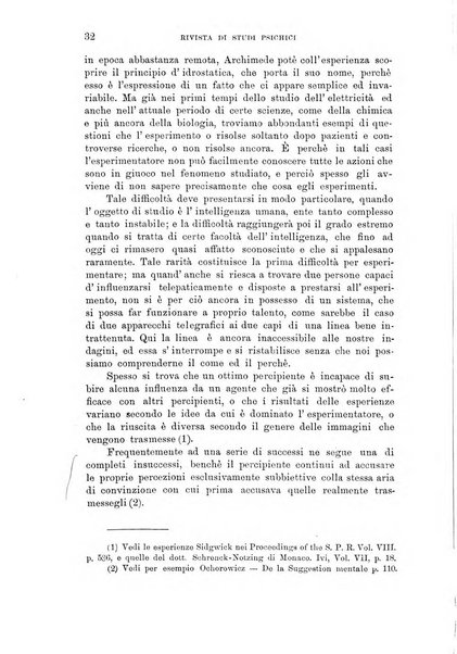 Rivista di studi psichici periodico mensile dedicato alle ricerche sperimentali e critiche sui fenomeni di telepatia, chiaroveggenza, premonizione, medianita, ecc