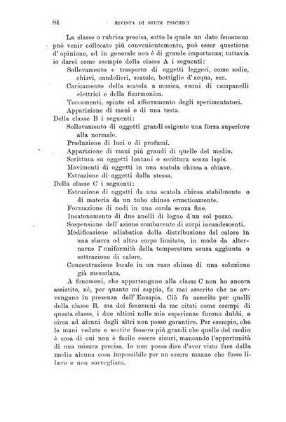 Rivista di studi psichici periodico mensile dedicato alle ricerche sperimentali e critiche sui fenomeni di telepatia, chiaroveggenza, premonizione, medianita, ecc