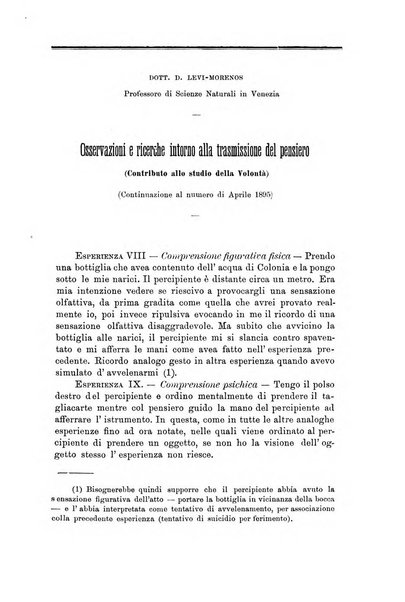 Rivista di studi psichici periodico mensile dedicato alle ricerche sperimentali e critiche sui fenomeni di telepatia, chiaroveggenza, premonizione, medianita, ecc