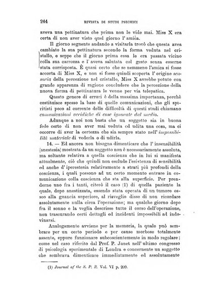 Rivista di studi psichici periodico mensile dedicato alle ricerche sperimentali e critiche sui fenomeni di telepatia, chiaroveggenza, premonizione, medianita, ecc