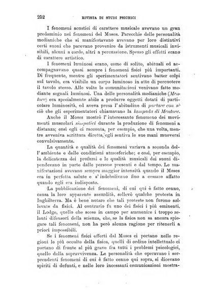 Rivista di studi psichici periodico mensile dedicato alle ricerche sperimentali e critiche sui fenomeni di telepatia, chiaroveggenza, premonizione, medianita, ecc