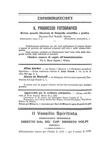 Rivista di studi psichici periodico mensile dedicato alle ricerche sperimentali e critiche sui fenomeni di telepatia, chiaroveggenza, premonizione, medianita, ecc