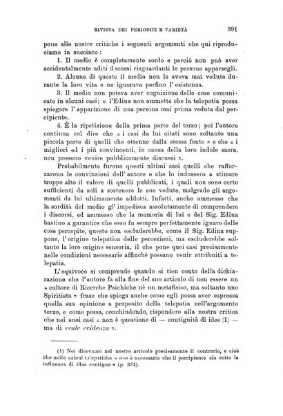 Rivista di studi psichici periodico mensile dedicato alle ricerche sperimentali e critiche sui fenomeni di telepatia, chiaroveggenza, premonizione, medianita, ecc