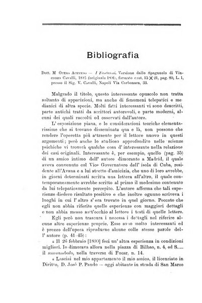 Rivista di studi psichici periodico mensile dedicato alle ricerche sperimentali e critiche sui fenomeni di telepatia, chiaroveggenza, premonizione, medianita, ecc