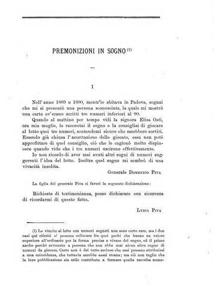 Rivista di studi psichici periodico mensile dedicato alle ricerche sperimentali e critiche sui fenomeni di telepatia, chiaroveggenza, premonizione, medianita, ecc