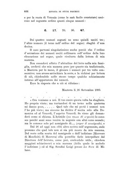 Rivista di studi psichici periodico mensile dedicato alle ricerche sperimentali e critiche sui fenomeni di telepatia, chiaroveggenza, premonizione, medianita, ecc