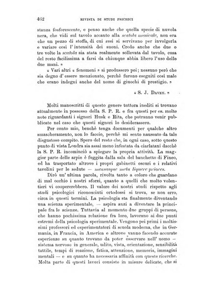 Rivista di studi psichici periodico mensile dedicato alle ricerche sperimentali e critiche sui fenomeni di telepatia, chiaroveggenza, premonizione, medianita, ecc