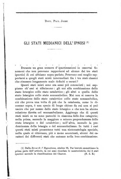 Rivista di studi psichici periodico mensile dedicato alle ricerche sperimentali e critiche sui fenomeni di telepatia, chiaroveggenza, premonizione, medianita, ecc