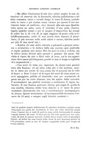 Rivista di studi psichici periodico mensile dedicato alle ricerche sperimentali e critiche sui fenomeni di telepatia, chiaroveggenza, premonizione, medianita, ecc