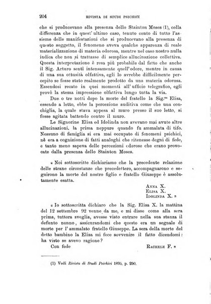 Rivista di studi psichici periodico mensile dedicato alle ricerche sperimentali e critiche sui fenomeni di telepatia, chiaroveggenza, premonizione, medianita, ecc