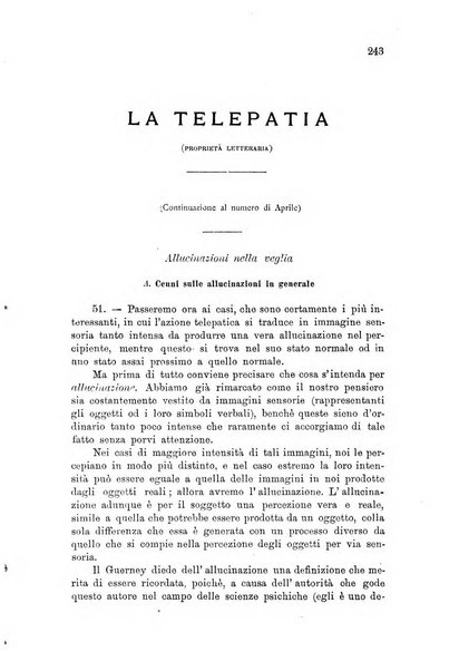 Rivista di studi psichici periodico mensile dedicato alle ricerche sperimentali e critiche sui fenomeni di telepatia, chiaroveggenza, premonizione, medianita, ecc