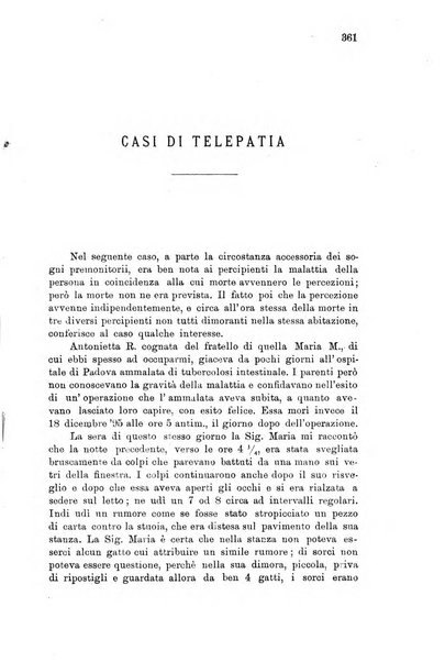 Rivista di studi psichici periodico mensile dedicato alle ricerche sperimentali e critiche sui fenomeni di telepatia, chiaroveggenza, premonizione, medianita, ecc