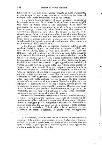 Rivista di studi psichici periodico mensile dedicato alle ricerche sperimentali e critiche sui fenomeni di telepatia, chiaroveggenza, premonizione, medianita, ecc