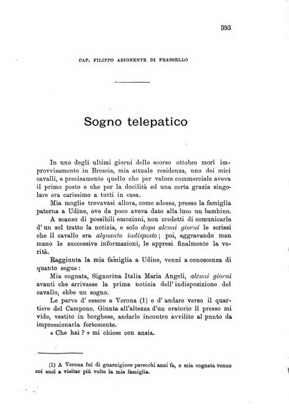 Rivista di studi psichici periodico mensile dedicato alle ricerche sperimentali e critiche sui fenomeni di telepatia, chiaroveggenza, premonizione, medianita, ecc