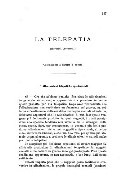 Rivista di studi psichici periodico mensile dedicato alle ricerche sperimentali e critiche sui fenomeni di telepatia, chiaroveggenza, premonizione, medianita, ecc