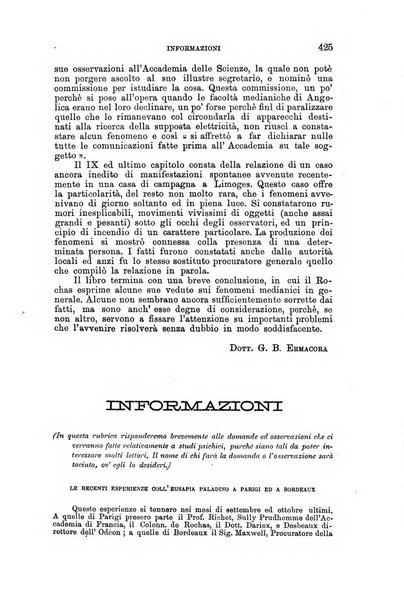 Rivista di studi psichici periodico mensile dedicato alle ricerche sperimentali e critiche sui fenomeni di telepatia, chiaroveggenza, premonizione, medianita, ecc