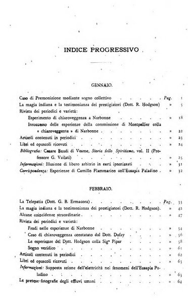 Rivista di studi psichici periodico mensile dedicato alle ricerche sperimentali e critiche sui fenomeni di telepatia, chiaroveggenza, premonizione, medianita, ecc