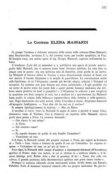 Rivista di studi psichici periodico mensile dedicato alle ricerche sperimentali e critiche sui fenomeni di telepatia, chiaroveggenza, premonizione, medianita, ecc