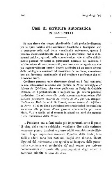 Rivista di studi psichici periodico mensile dedicato alle ricerche sperimentali e critiche sui fenomeni di telepatia, chiaroveggenza, premonizione, medianita, ecc