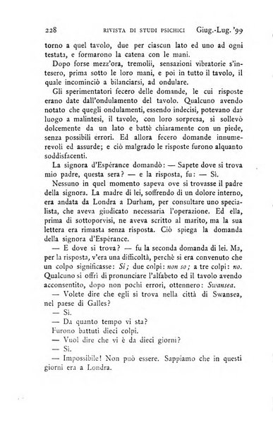 Rivista di studi psichici periodico mensile dedicato alle ricerche sperimentali e critiche sui fenomeni di telepatia, chiaroveggenza, premonizione, medianita, ecc