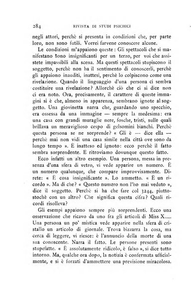 Rivista di studi psichici periodico mensile dedicato alle ricerche sperimentali e critiche sui fenomeni di telepatia, chiaroveggenza, premonizione, medianita, ecc