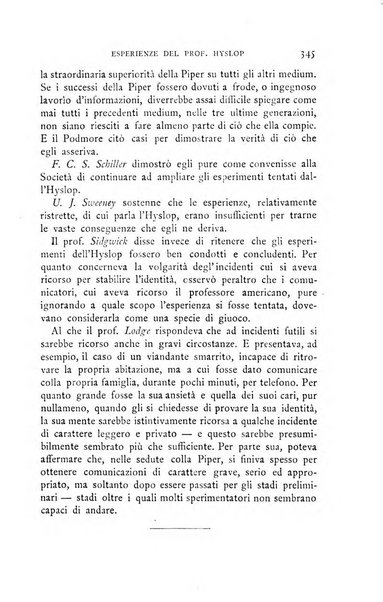 Rivista di studi psichici periodico mensile dedicato alle ricerche sperimentali e critiche sui fenomeni di telepatia, chiaroveggenza, premonizione, medianita, ecc