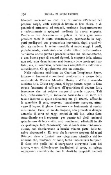 Rivista di studi psichici periodico mensile dedicato alle ricerche sperimentali e critiche sui fenomeni di telepatia, chiaroveggenza, premonizione, medianita, ecc