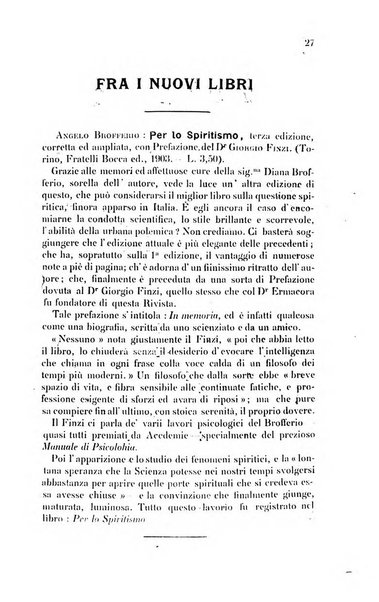 Rivista di studi psichici periodico mensile dedicato alle ricerche sperimentali e critiche sui fenomeni di telepatia, chiaroveggenza, premonizione, medianita, ecc