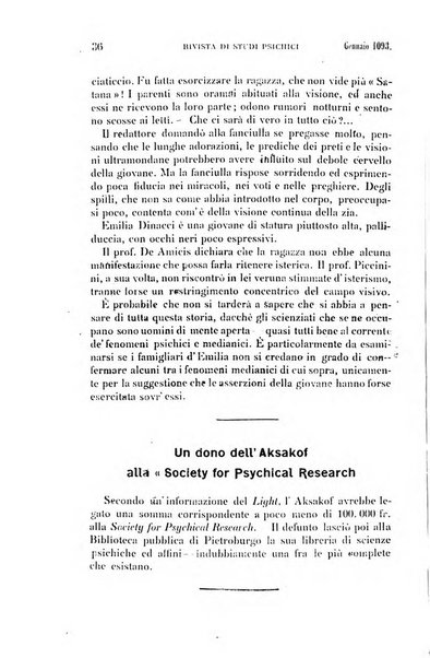 Rivista di studi psichici periodico mensile dedicato alle ricerche sperimentali e critiche sui fenomeni di telepatia, chiaroveggenza, premonizione, medianita, ecc