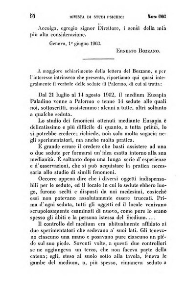 Rivista di studi psichici periodico mensile dedicato alle ricerche sperimentali e critiche sui fenomeni di telepatia, chiaroveggenza, premonizione, medianita, ecc