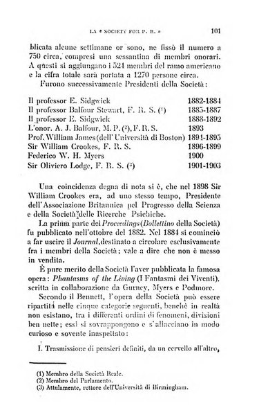 Rivista di studi psichici periodico mensile dedicato alle ricerche sperimentali e critiche sui fenomeni di telepatia, chiaroveggenza, premonizione, medianita, ecc