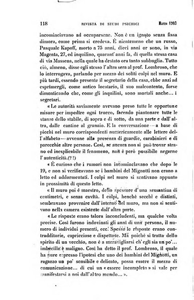 Rivista di studi psichici periodico mensile dedicato alle ricerche sperimentali e critiche sui fenomeni di telepatia, chiaroveggenza, premonizione, medianita, ecc