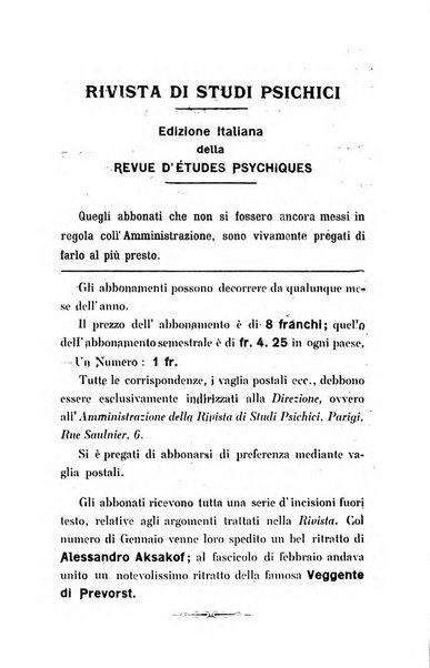 Rivista di studi psichici periodico mensile dedicato alle ricerche sperimentali e critiche sui fenomeni di telepatia, chiaroveggenza, premonizione, medianita, ecc