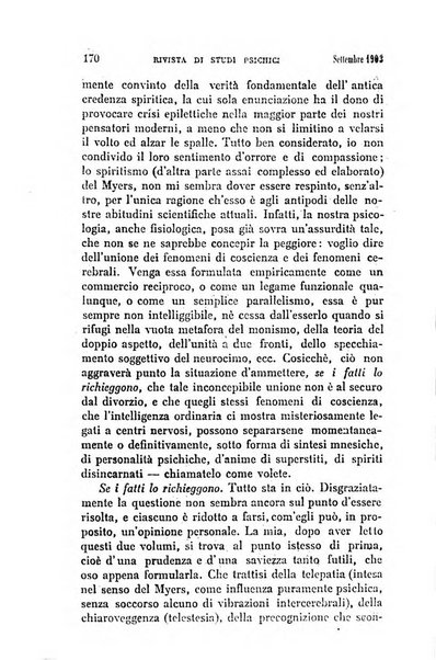 Rivista di studi psichici periodico mensile dedicato alle ricerche sperimentali e critiche sui fenomeni di telepatia, chiaroveggenza, premonizione, medianita, ecc