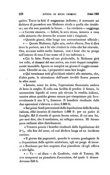 Rivista di studi psichici periodico mensile dedicato alle ricerche sperimentali e critiche sui fenomeni di telepatia, chiaroveggenza, premonizione, medianita, ecc