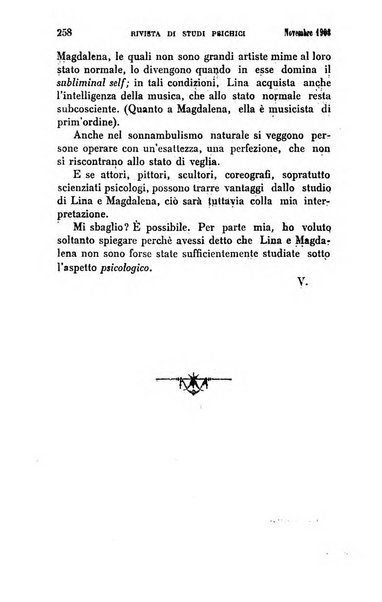 Rivista di studi psichici periodico mensile dedicato alle ricerche sperimentali e critiche sui fenomeni di telepatia, chiaroveggenza, premonizione, medianita, ecc