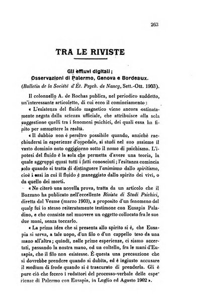 Rivista di studi psichici periodico mensile dedicato alle ricerche sperimentali e critiche sui fenomeni di telepatia, chiaroveggenza, premonizione, medianita, ecc