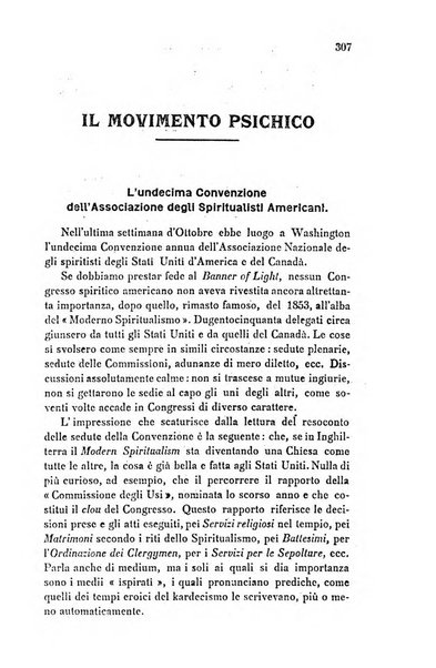 Rivista di studi psichici periodico mensile dedicato alle ricerche sperimentali e critiche sui fenomeni di telepatia, chiaroveggenza, premonizione, medianita, ecc