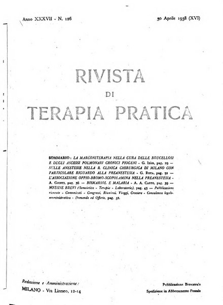 Rivista di terapia pratica