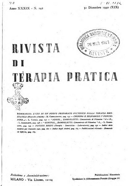 Rivista di terapia pratica