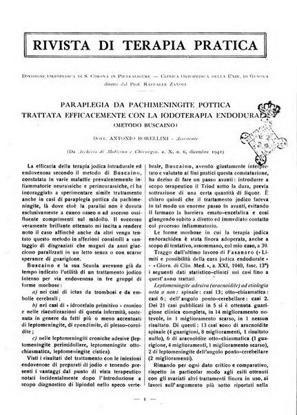 Rivista di terapia pratica