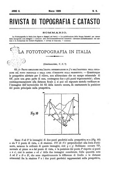 Rivista di topografia e catasto