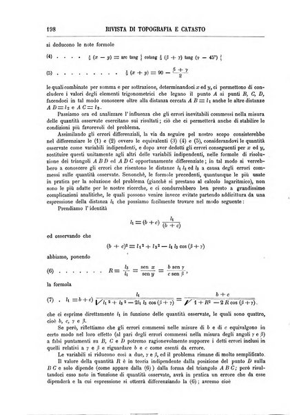 Rivista di topografia e catasto